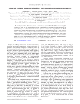 Anisotropic Exchange Interaction Induced by a Single Photon in Semiconductor Microcavities