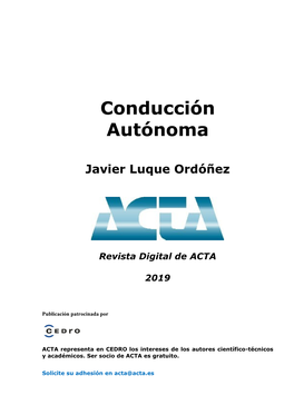 Conducción Autónoma