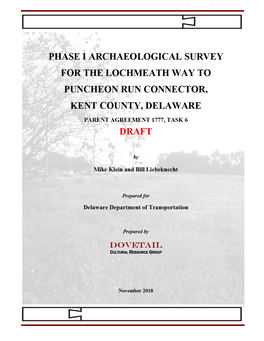 Results of the Phase I Archaeological Survey