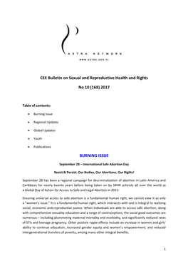 Central and Eastern European Women's Network for Sexual and Reproductive Health and Rights