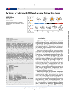 Synthesis of Heterocyclic [8]Circulenes and Related Structures