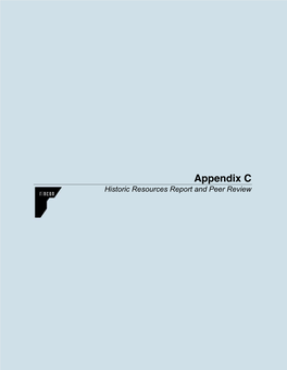Appendix C – Historic