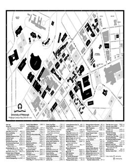 Pittsburgh Campus Map 2003Ð04 AR