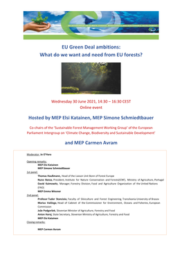 EU Forests Event