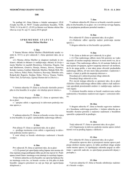 MEDOBČINSKI URADNI VESTNIK ŠT. 8 – 11. 4. 2014 7. Člen V