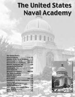 8-182 Mission of the Naval Academy
