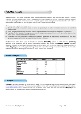 Polymag Results V1.1