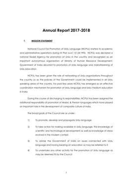 Annual Report 2017-2018