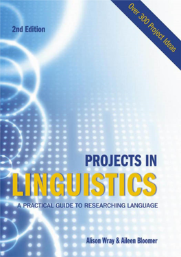 Linguistics a Practical Guide to Researching Language