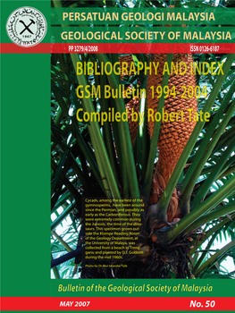 BIBLIOGRAPHY and INDEX GSM Bulletin 1994-2004 Compiled by Robert Tate