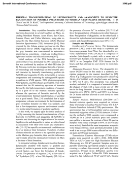 Thermal Transformations of Lepidocrocite and Akaganéite to Hematite: Examination of Possible Precursors to Martian Crystalline Hematite