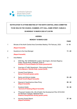 (Public Pack)Agenda Document for North Central Area Committee, 16