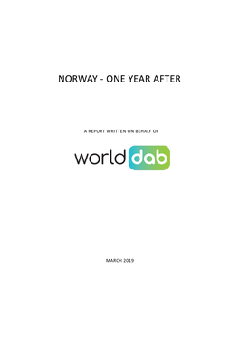 Norway - One Year After