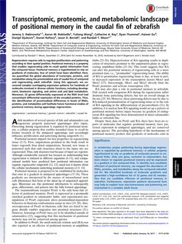 Transcriptomic, Proteomic, and Metabolomic Landscape Of