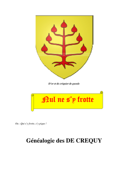 Arbre De Crequy