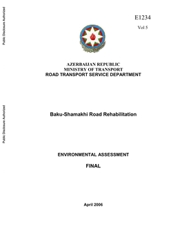 Environmental Impacts and Mitigation Measures