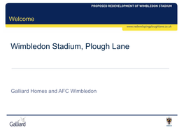 Wimbledon Stadium, Plough Lane