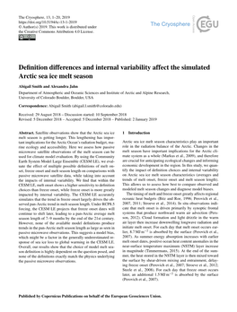 Article Is Available Onset Deﬁnitions