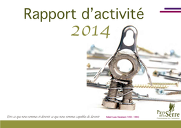 Rapport D'activités 2014