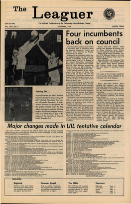 Leaguer, November 1979