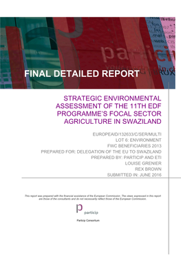 Swaziland's First State of Environment Report