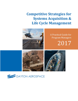 Competitive Strategies for Systems Acquisition and Life Cycle