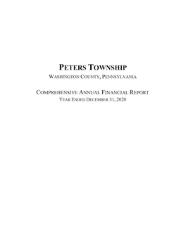 Peters Township Washington County, Pennsylvania