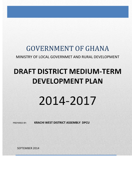 Draft District Medium-Term Development Plan