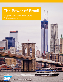 The Power of Small Insights from New York City’S Entrepreneurs