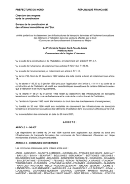 AP Et Annexes Des Communes D'avesnes-Sur-Helpe