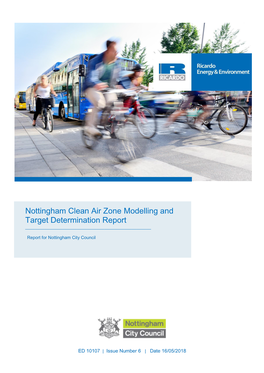 Nottingham Clean Air Zone Modelling and Target Determination Report ______