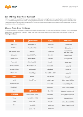 Can Mt3 Help Grow Your Business? Choose from Over 150 Cases