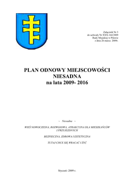 Plan Odnowy Niesadna