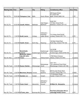 Copy of MPP Lobbies November 2012.Xlsx