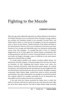 Fighting to the Muzzle, by Brig Gurmeet Kanwal