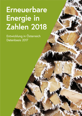 Erneuerbare Energie in Österreich 2018