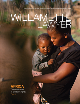 Africa the New Frontier in Children’S Rights Page 20 What Do You Get When You Cross a Lawyer and a CPA?