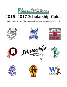 2016-2017 Scholarship Guide