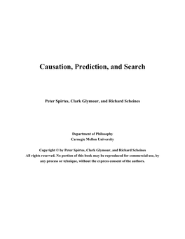 Causation, Prediction, and Search