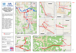 Floods - UNDAC Assessment of Logistics Capacity, Sava 2 - Maljurevac Danube 26 May 2014 N ' N ' 0