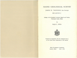 Maine Geological Survey