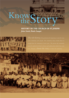 History of the Church of St Joseph Jalan Sentul, Kuala Lumpur
