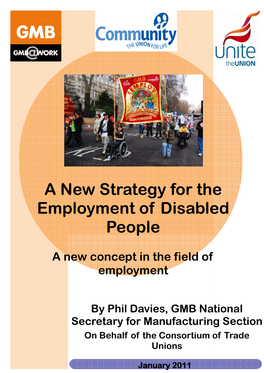 A New Strategy for the Employment of Disabled People