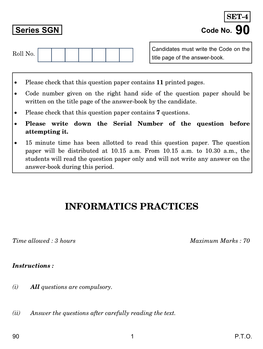 Informatics Practices