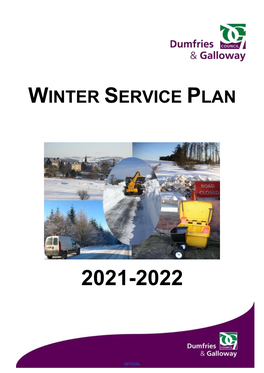 Winter Service Plan 2021-2022