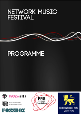NMF 2013 Programme