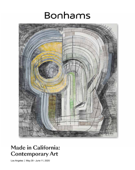 Contemporary Los Angeles | May 29 - June Made in California: in California: Made