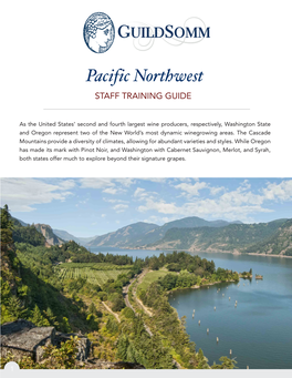 Pacific Northwest STAFF TRAINING GUIDE