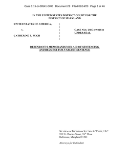 Pugh-Defense-Sentencing-Memo-1581701869.Pdf