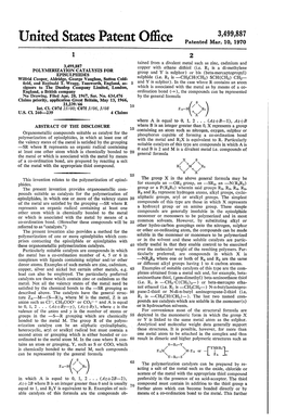 United States Patent Office Patented Mar